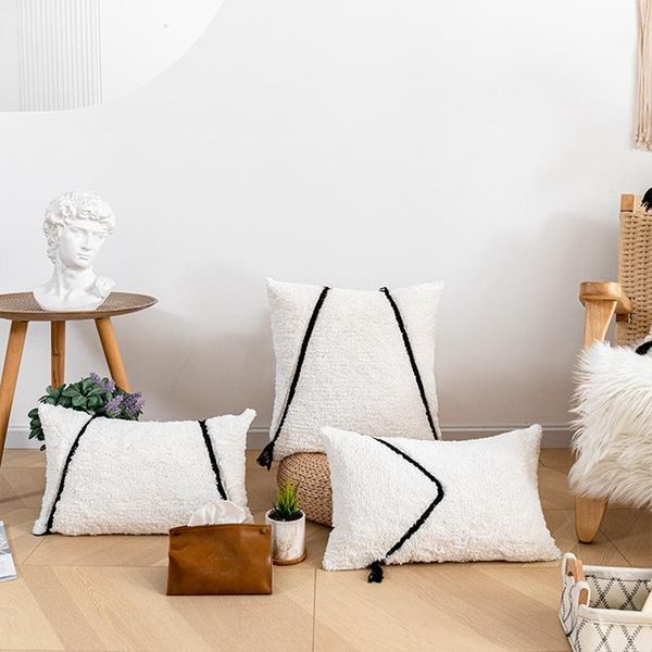 cushion/decorative pillow nordic style beige black stripe decorative pillows 30x50/45x45cm soft shaggy cushion cover children bedroom bed so
cushion/decorative pillow nordic style beige black stripe decorative pillows 30x50/45x45cm soft shaggy cushion cover children bedroom bed so