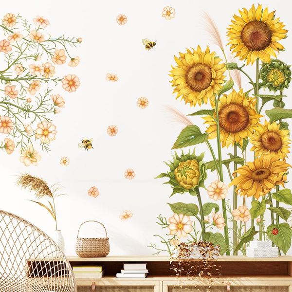 wall stickers brup beautiful sunflowers botanical for living room bedroom decoration decals hand drawing pvc wallstickers
wall stickers brup beautiful sunflowers botanical for living room bedroom decoration decals hand drawing pvc wallstickers