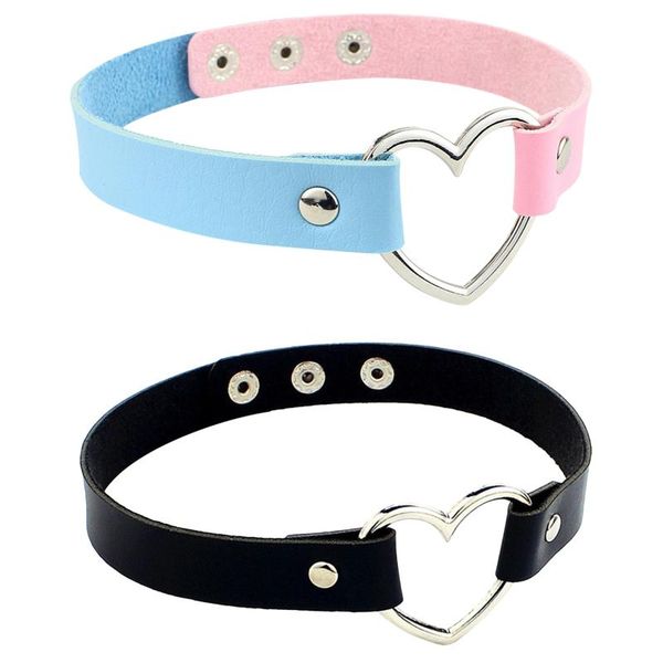 chokers women chocker necklaces fashion pu leather heart choker necklace punk statement jewelry wedding bride gift 2021, Golden;silver
chokers women chocker necklaces fashion pu leather heart choker necklace punk statement jewelry wedding bride gift 2021, Golden;silver