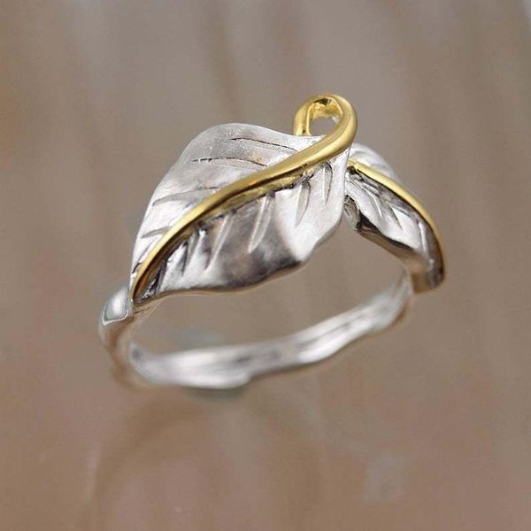 wedding rings cute male female leaf open ring vintage gold silver color for women men luxury metal big engagement, Slivery;golden
wedding rings cute male female leaf open ring vintage gold silver color for women men luxury metal big engagement, Slivery;golden