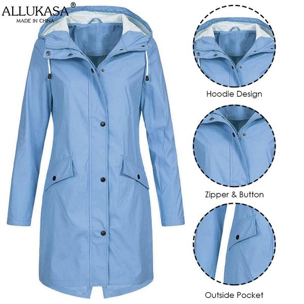 women's jackets allukasa women jacket hiking clothes raincoat lady windbreaker solid color trench coat hooded outerwear female mountain, Black;brown
women's jackets allukasa women jacket hiking clothes raincoat lady windbreaker solid color trench coat hooded outerwear female mountain, Black;brown