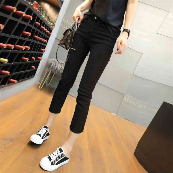 autumn large size ripped holes womens jean thin stretch pants high waist straight leg wide, Blue
autumn large size ripped holes womens jean thin stretch pants high waist straight leg wide, Blue
