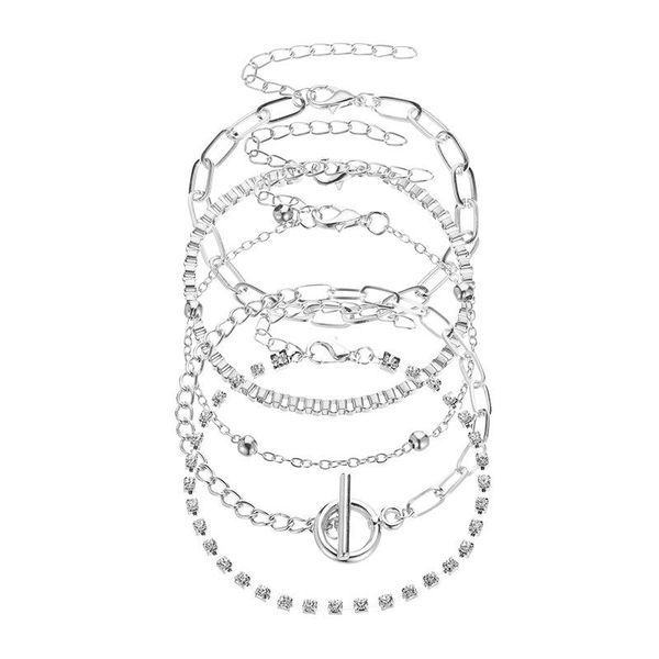 charm bracelets multilayer bracelet set 5-piece charms gold silver color for women & bangles cf222, Golden;silver
charm bracelets multilayer bracelet set 5-piece charms gold silver color for women & bangles cf222, Golden;silver