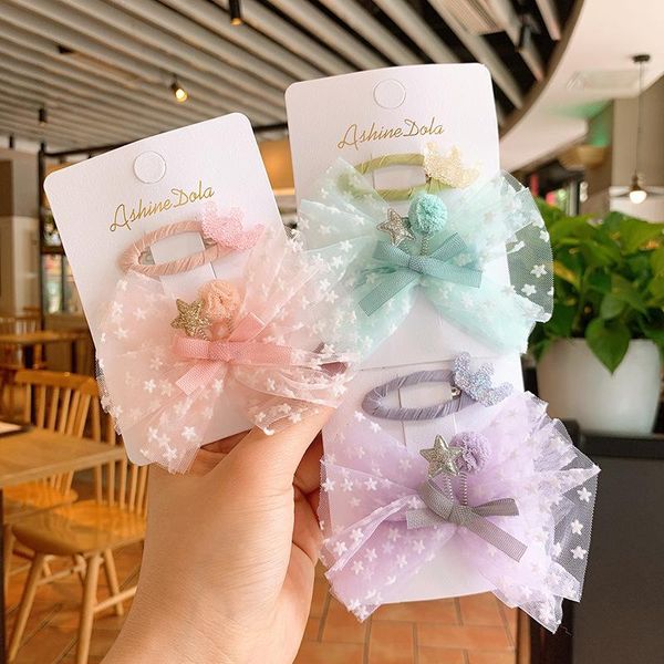 hair accessories korean style mesh bow hairpin cute girls star bb clip baby simple headdress for children fashion, Slivery;white
hair accessories korean style mesh bow hairpin cute girls star bb clip baby simple headdress for children fashion, Slivery;white