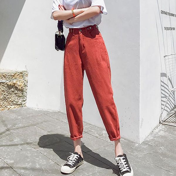 limiguyue women spring denim jeans chic black pants high waist elastic trousers boyfriend ankle-length harem harajuku k756 women's, Blue
limiguyue women spring denim jeans chic black pants high waist elastic trousers boyfriend ankle-length harem harajuku k756 women's, Blue