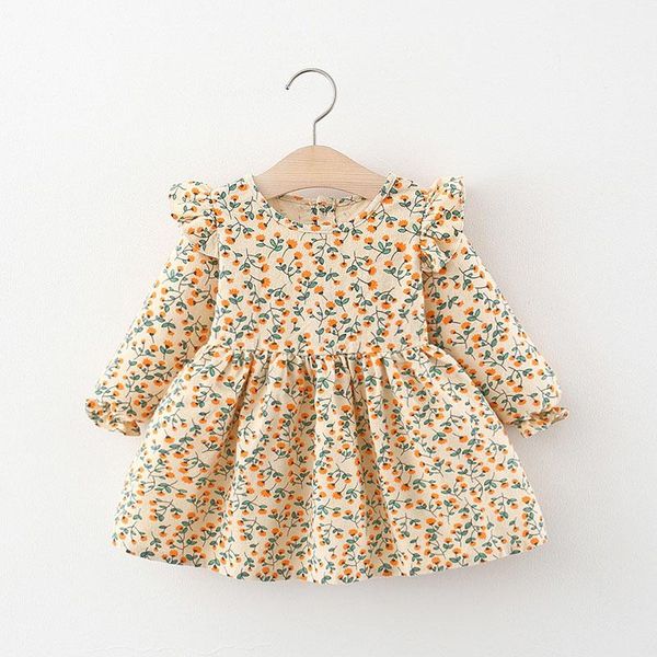 girl's dresses baby infant flowers dress 2021 trend floral princess girls born autumn clothes toddler kids korean style costume, Red;yellow
girl's dresses baby infant flowers dress 2021 trend floral princess girls born autumn clothes toddler kids korean style costume, Red;yellow