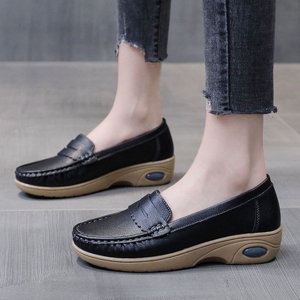dress shoes summer pu leather flat loafers women comfortable soft bottom casual mujer 2021 fashion office woman pbow, Black
dress shoes summer pu leather flat loafers women comfortable soft bottom casual mujer 2021 fashion office woman pbow, Black