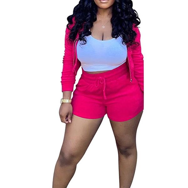 women's tracksuits fashion casual solid color women long sleeve jacket + vest short pant three piece sets matching, Gray
women's tracksuits fashion casual solid color women long sleeve jacket + vest short pant three piece sets matching, Gray