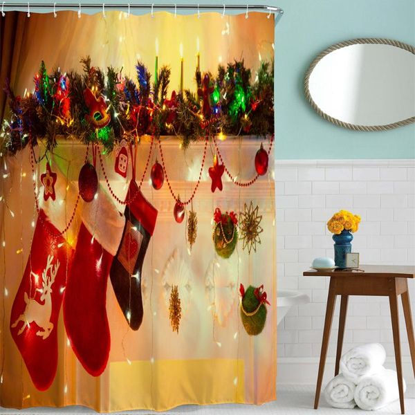 shower curtains christmas elements waterproof curtain with hook plaid bathroom bathing sheer for home decoration
shower curtains christmas elements waterproof curtain with hook plaid bathroom bathing sheer for home decoration