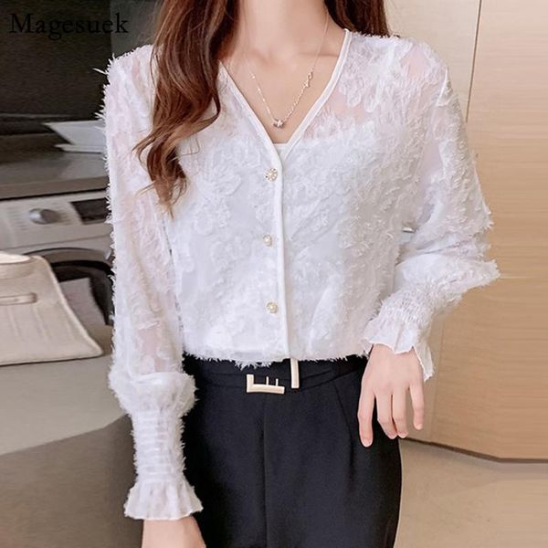 women's blouses & shirts korean v-neck lace plus size casual long sleeve office lady white blouse women loose ladies chic button blusa
women's blouses & shirts korean v-neck lace plus size casual long sleeve office lady white blouse women loose ladies chic button blusa