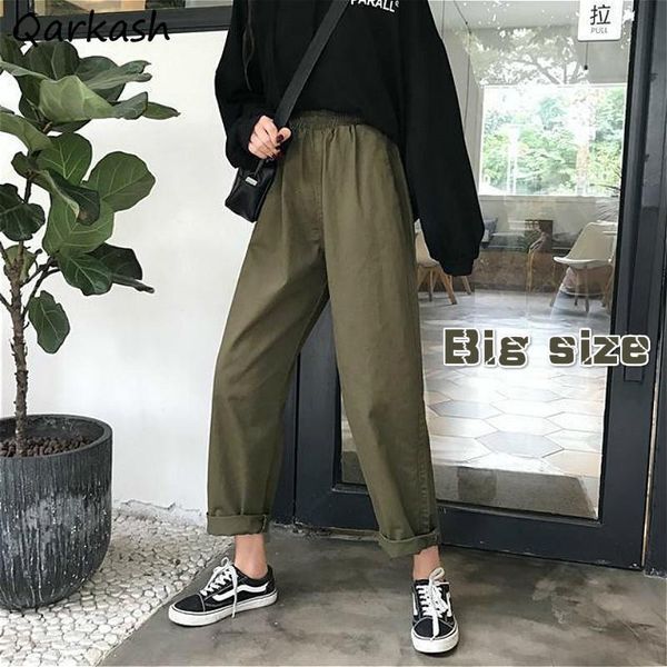 women's pants & capris straight women big size retro pure black korean bf simple all-match elastic waist teens trousers harajuku street, Black;white
women's pants & capris straight women big size retro pure black korean bf simple all-match elastic waist teens trousers harajuku street, Black;white