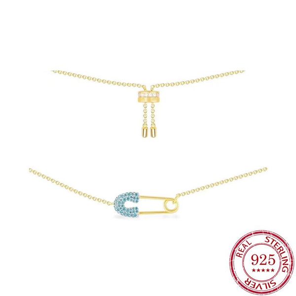 pendant necklaces pin necklace female personality paper clip s925 sterling silver color clavicle chain bracelet niche design
pendant necklaces pin necklace female personality paper clip s925 sterling silver color clavicle chain bracelet niche design