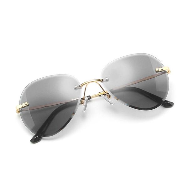 sunglasses fashion personality cut edge frameless women trend big frame men leisure driving glasses, White;black
sunglasses fashion personality cut edge frameless women trend big frame men leisure driving glasses, White;black