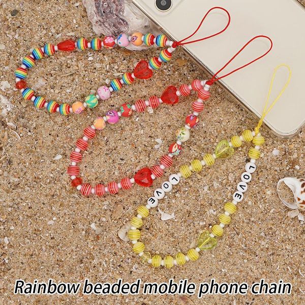 cell phone mounts & holders mobile lanyard colorful cute beads chain strap decoration accessories for key purses universal
cell phone mounts & holders mobile lanyard colorful cute beads chain strap decoration accessories for key purses universal