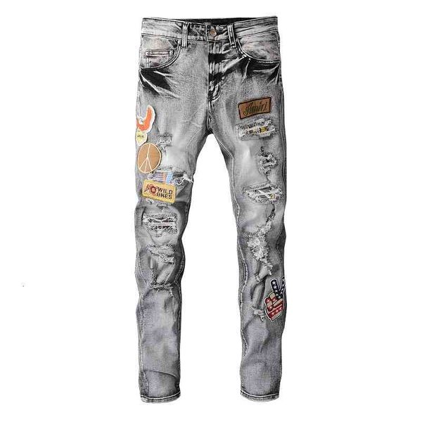 jeans men's mens designer distressed ripped biker slim fit motorcycle denim for men s fashion jean mans pants pour hommes #692 93q3, Blue 
jeans men's mens designer distressed ripped biker slim fit motorcycle denim for men s fashion jean mans pants pour hommes #692 93q3, Blue