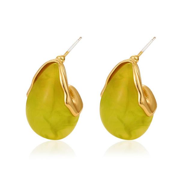 retro resin water drop earrings stud women business party gift ear bob european geometric alloy suit dress gold earring jewelry accessories, Golden;silver
retro resin water drop earrings stud women business party gift ear bob european geometric alloy suit dress gold earring jewelry accessories, Golden;silver