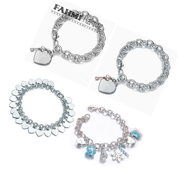 2021 fahmi 925 silver thick bracelet with multiple accessories peach heart bracelet original jewellery for women gift, Golden;silver
2021 fahmi 925 silver thick bracelet with multiple accessories peach heart bracelet original jewellery for women gift, Golden;silver