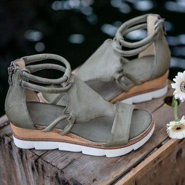 sandals women platform shoes female wedges open toe summer shoe zippers cut out beach sandal casual rome women's solid, Black
sandals women platform shoes female wedges open toe summer shoe zippers cut out beach sandal casual rome women's solid, Black