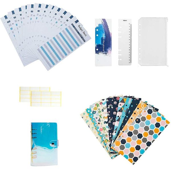 -a6 binder cover and 12 clear envelopes, budget with cash envelopes for budgeting, pockets gift wrap
-a6 binder cover and 12 clear envelopes, budget with cash envelopes for budgeting, pockets gift wrap