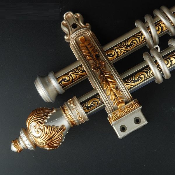 other home decor retro thickening aluminum curtain track bracket mute single and double rod roman
other home decor retro thickening aluminum curtain track bracket mute single and double rod roman