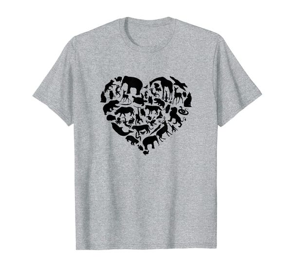 world animals day love heart graphic icon planet earth day t-shirt, White;black
world animals day love heart graphic icon planet earth day t-shirt, White;black
