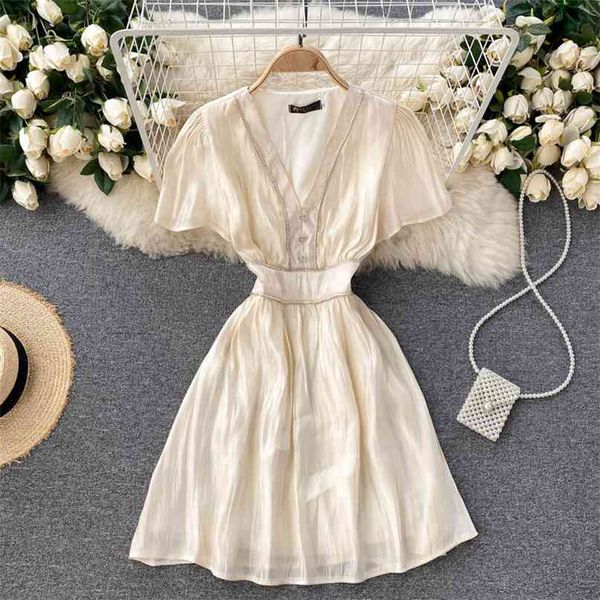 women fashion summer v-neck diamond mini a-line dress vintage short sleeve elegant vestidos s588 210527, Black;gray
women fashion summer v-neck diamond mini a-line dress vintage short sleeve elegant vestidos s588 210527, Black;gray