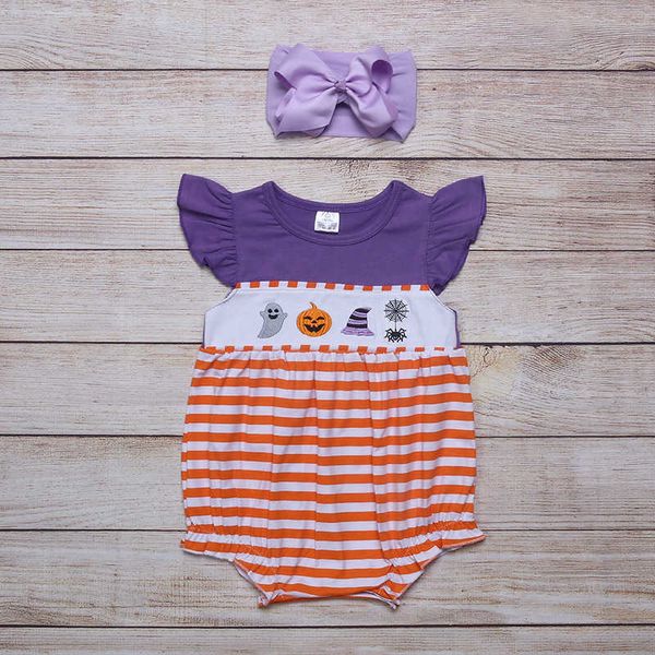 summer girls clothes orange stripes sleeveless halloween pumpkin headgear embroidered pattern toddler baby rompers 210722, Blue
summer girls clothes orange stripes sleeveless halloween pumpkin headgear embroidered pattern toddler baby rompers 210722, Blue