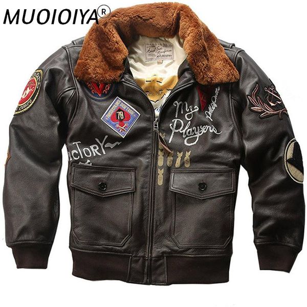 men's leather & faux 2021 genuine jacket embroidery standard bomber flight suit men's first layer cowhide, Black
men's leather & faux 2021 genuine jacket embroidery standard bomber flight suit men's first layer cowhide, Black