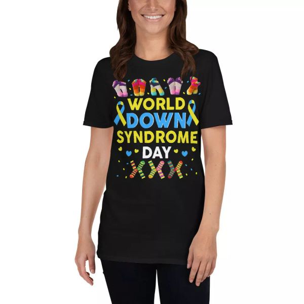 cool socks world down syndrome awareness supporters gifts t-shirt, White;black
cool socks world down syndrome awareness supporters gifts t-shirt, White;black