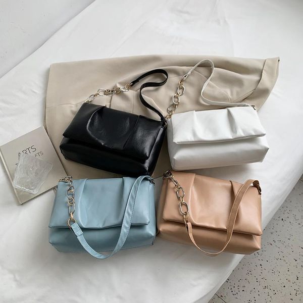 evening bags fashion women solid color pleated shoulder underarm bag casual ladies small handbags purse pu leather elegant female square
evening bags fashion women solid color pleated shoulder underarm bag casual ladies small handbags purse pu leather elegant female square