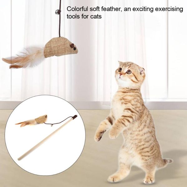 cat toys teaser funny wand feather mouse bendable high toughness elastic exerciser interactive toy
cat toys teaser funny wand feather mouse bendable high toughness elastic exerciser interactive toy