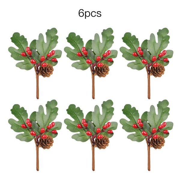 6pcs mini christmas berry artificial pine cone for decoration fake flower tree branch wedding decor decorative flowers & wreaths
6pcs mini christmas berry artificial pine cone for decoration fake flower tree branch wedding decor decorative flowers & wreaths