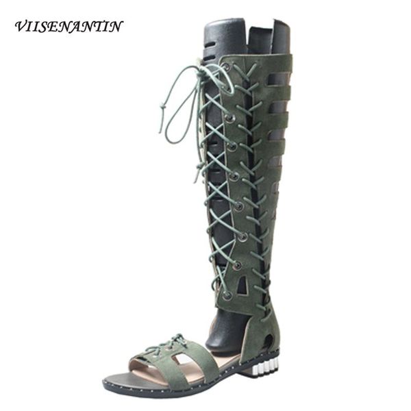 sandals leather strappy women's holiday beach shoes leggings high bohemian roman, Black
sandals leather strappy women's holiday beach shoes leggings high bohemian roman, Black