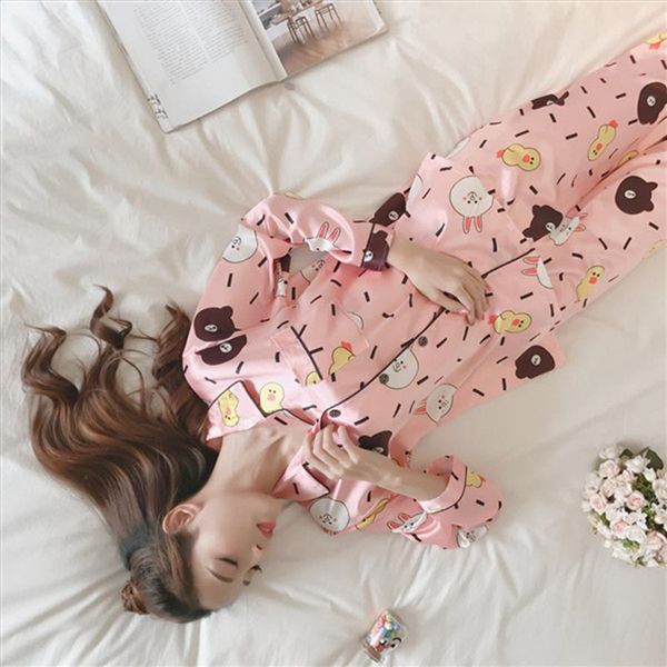 julys song women faux silk sleepwear satin pajamas set flower print long sleeves 2 piece autumn winter pajamay homewear, Black;red
julys song women faux silk sleepwear satin pajamas set flower print long sleeves 2 piece autumn winter pajamay homewear, Black;red