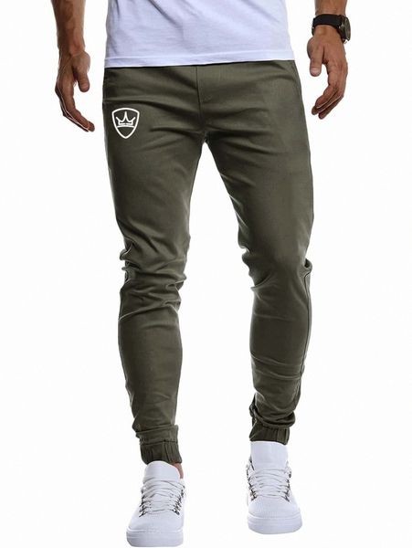 men crown print drawstring waist joggers g8w9#, Black 
men crown print drawstring waist joggers g8w9#, Black