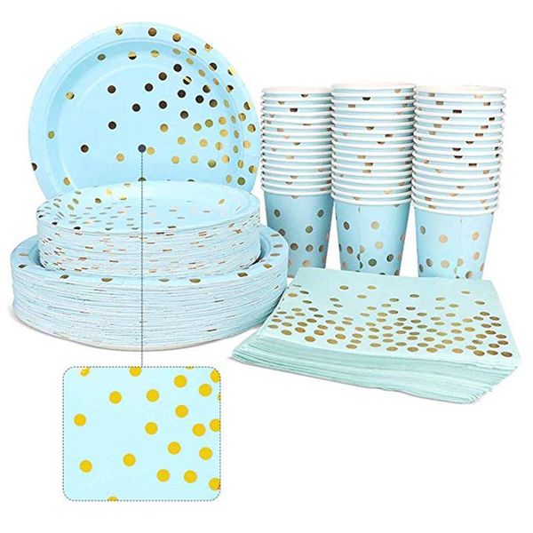 disposable dinnerware blue gold foil birthday party paper cup decoration plate set anniversary
disposable dinnerware blue gold foil birthday party paper cup decoration plate set anniversary
