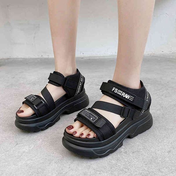sandals lucyever summer open toe platform women hook loop thick sole beach shoes woman fashion outside sports sandalias mujer 3r06, Black
sandals lucyever summer open toe platform women hook loop thick sole beach shoes woman fashion outside sports sandalias mujer 3r06, Black