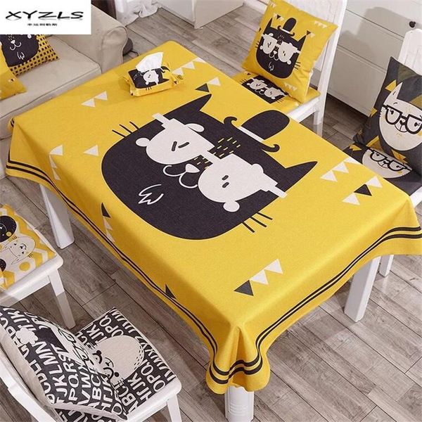 table cloth xyzls cartoon cats tablecloth cotton linen dinner cute thicken dust-proof cover for home decoration
table cloth xyzls cartoon cats tablecloth cotton linen dinner cute thicken dust-proof cover for home decoration