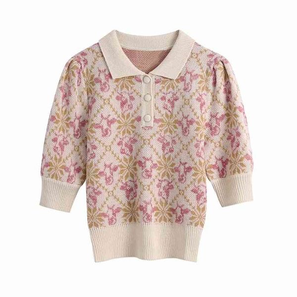 vintage women animal jacquard sweaters fashion ladies knitted elegant female chic turn down collar pullovers 210527, White;black
vintage women animal jacquard sweaters fashion ladies knitted elegant female chic turn down collar pullovers 210527, White;black