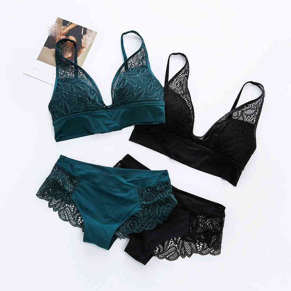 3 colors black grey green full lace ladies underwear french thin cup wireless bra set women comfortable lingerie, Red;black
3 colors black grey green full lace ladies underwear french thin cup wireless bra set women comfortable lingerie, Red;black