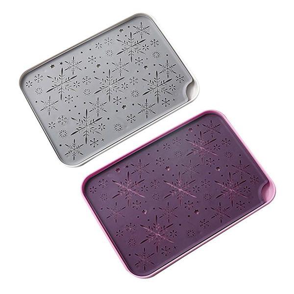2x double-layer plastic storage drain tray water cup dish rack fruit plate gray & white pink purple kitchen organization
2x double-layer plastic storage drain tray water cup dish rack fruit plate gray & white pink purple kitchen organization