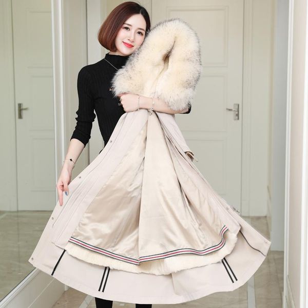 women's fur & faux shzq parker to overcome middle and long rex hair inner liner detachable raccoon dog collar coat o, Black
women's fur & faux shzq parker to overcome middle and long rex hair inner liner detachable raccoon dog collar coat o, Black