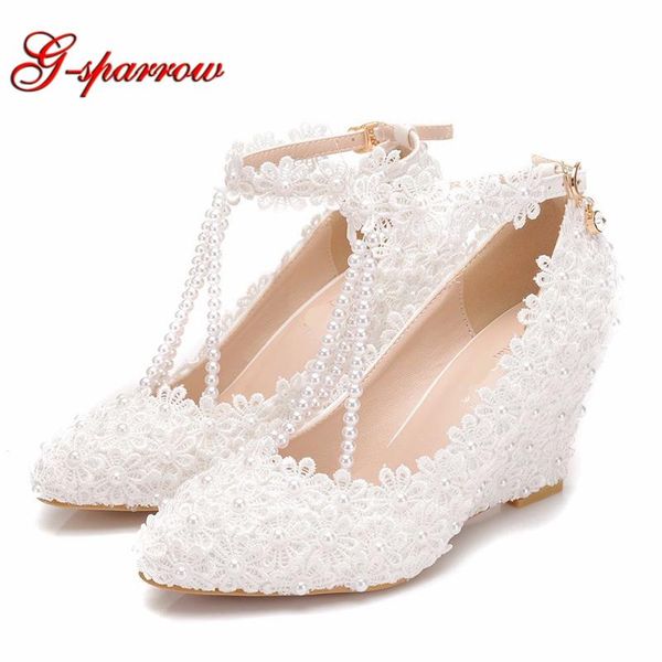 dress shoes 3 inches pointed toe women pumps wedge heel wedding party with t-straps comfortable middle white lace bridal, Black
dress shoes 3 inches pointed toe women pumps wedge heel wedding party with t-straps comfortable middle white lace bridal, Black