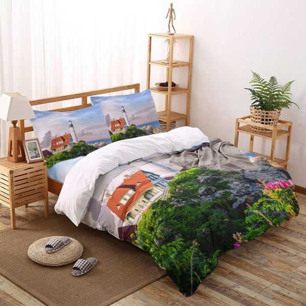 bedding sets flower lighthouse seaside cottage print comforter set duvet cover king bed home housse de couette gift
bedding sets flower lighthouse seaside cottage print comforter set duvet cover king bed home housse de couette gift