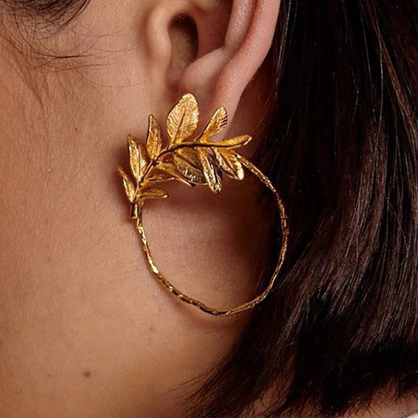 hoop & huggie 2021 french stylish stereoscopic gold leaf earrings for women vintage irregualr surface desinger statement earring, Golden;silver
hoop & huggie 2021 french stylish stereoscopic gold leaf earrings for women vintage irregualr surface desinger statement earring, Golden;silver