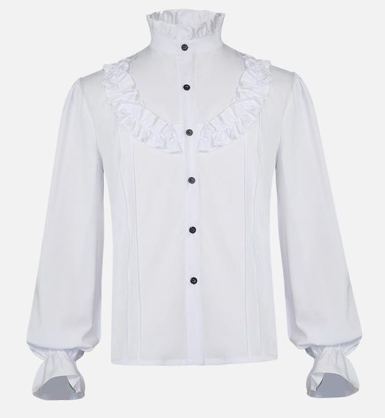 men's dress shirts 2021 european american folded pirate shirt medieval costume steampunk inside the men clothing sweaters pullover, White;black
men's dress shirts 2021 european american folded pirate shirt medieval costume steampunk inside the men clothing sweaters pullover, White;black