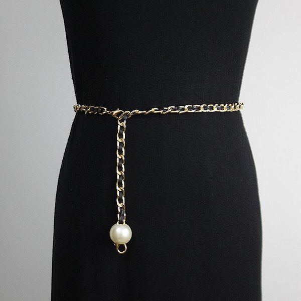 belts south korea ins woven waist chain women's fashion versatile metal belt decoration with skirt slim, Black;brown
belts south korea ins woven waist chain women's fashion versatile metal belt decoration with skirt slim, Black;brown