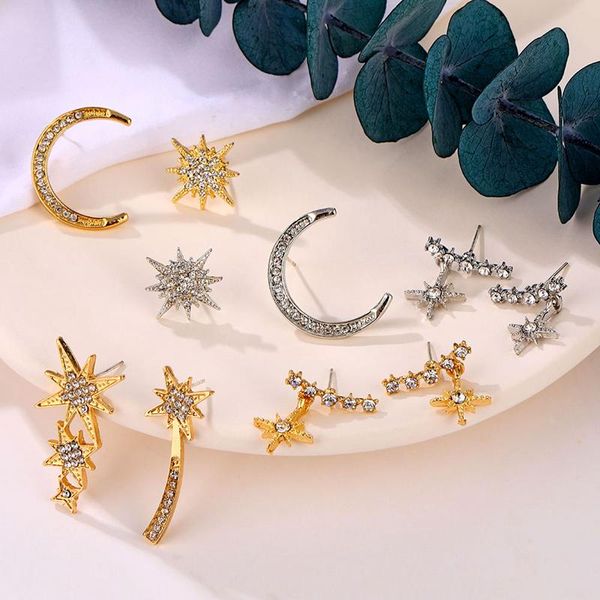 fashion stud gold moon earrings for women bohemian jewelry rhinestone earring trendy 2021 earings accessories, Golden;silver
fashion stud gold moon earrings for women bohemian jewelry rhinestone earring trendy 2021 earings accessories, Golden;silver