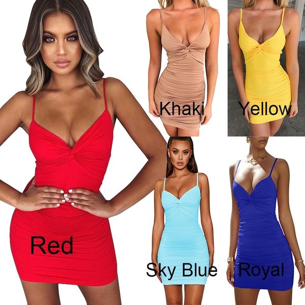 summer 2022 v-neck twisted suspender dress knotted pleated nightclub hollowed out mini skirt, Black;red
summer 2022 v-neck twisted suspender dress knotted pleated nightclub hollowed out mini skirt, Black;red