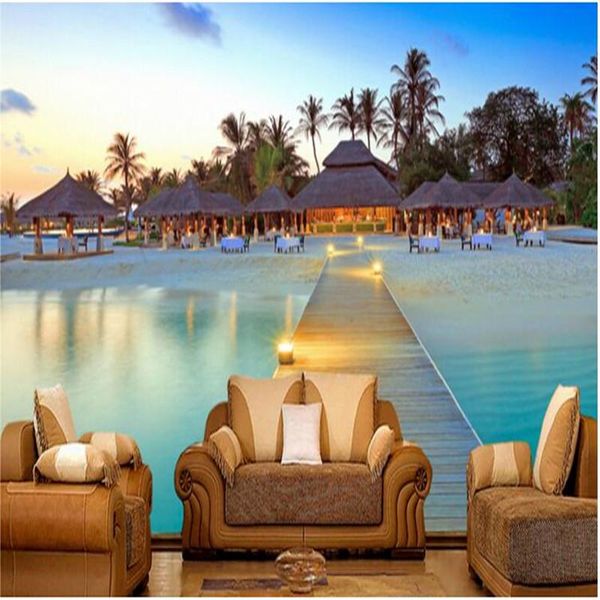 wallpapers wellyu silk cloth wallpaper beach scenery headroom seascape maldives large mural wall paper papel de parede3d
wallpapers wellyu silk cloth wallpaper beach scenery headroom seascape maldives large mural wall paper papel de parede3d